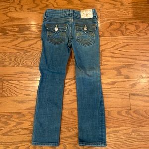 True Religion Unisex Boy or Girl Straight Leg Jeans Sz 6